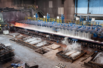 冶金工厂德国热滚<strong>金属</strong>输送机表钢生产冶金工厂