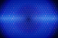 网络图形设计网模式大纲技术为网络结构摘要形状壁纸插图向量色彩斑斓的背景