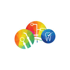 医疗牙科标志设计牙医和牙科诊所向量标志设计