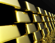 数字插图黄金bullions