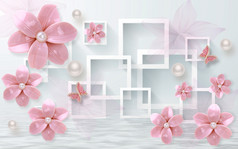 壁纸奢侈品花jawelry粉红色的