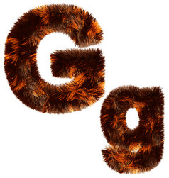 有创意的设计动物皮毛装饰字母为多用途使用动物皮毛装饰字母
