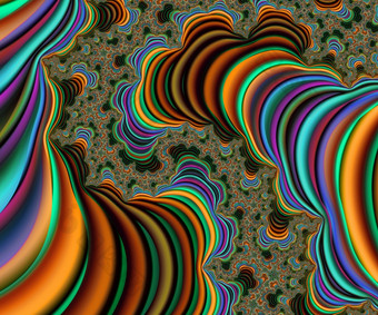 电脑生成的摘要色彩斑斓的分形艺术作品为有创意的设计艺术首页装饰娱乐和移动和屏幕壁纸电脑生成的摘要色彩斑斓的分形艺术作品