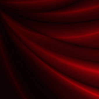 黑暗红色的布料摘要背景红色的光滑的柔滑的布料插图