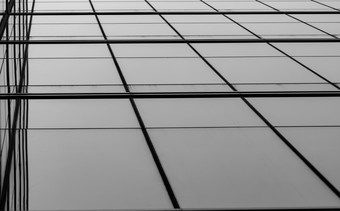 的角度来看视图现代未来主义的玻璃建筑摘要背景外办公室玻璃建筑体系结构反射透明的玻璃业务建筑公司玻璃窗口
