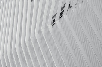 白色外观建筑摘要背景现代未来主义的外观建筑钢包层波纹金属表外观建筑外建筑墙体系结构外观模式设计