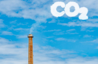排放温室气体排放从工厂烟囱碳二氧化物气体全球空气气候污染碳二氧化物地球大气温室气体烟排放从烟囱