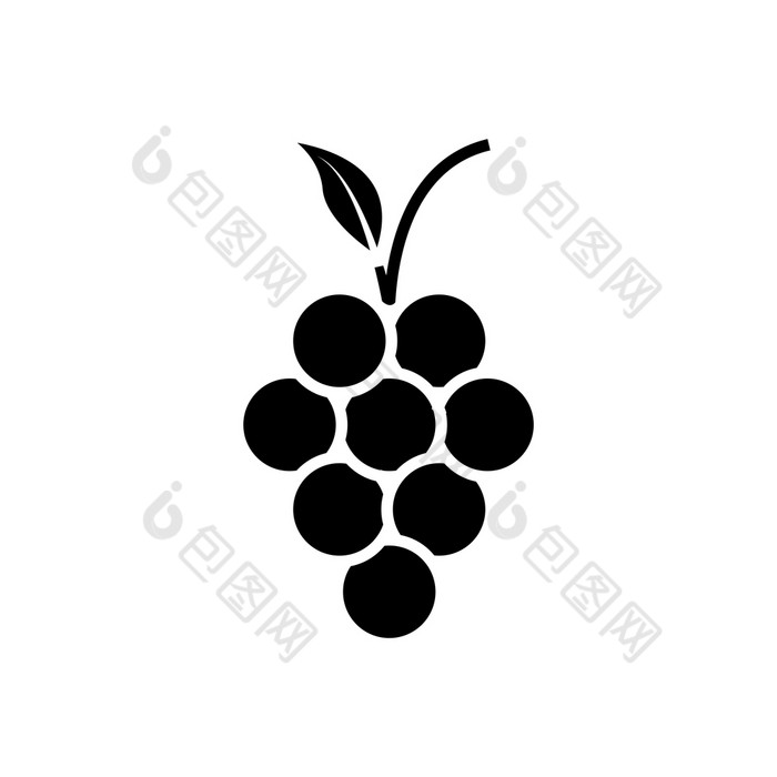 葡萄水果图标