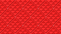 呈现现代无缝的红色的广场网格艺术瓷砖模式设计墙纹理背景