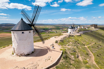 空中视图不《堂吉诃德》风车consuegra<strong>托</strong>莱多西<strong>班</strong>牙高质量摄影空中视图不《堂吉诃德》风车consuegra<strong>托</strong>莱多西<strong>班</strong>牙高质量摄影