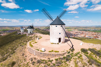 空中视图不《堂吉诃德》风车consuegra<strong>托</strong>莱多西<strong>班</strong>牙高质量摄影空中视图不《堂吉诃德》风车consuegra<strong>托</strong>莱多西<strong>班</strong>牙高质量摄影