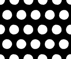 黑色的和白色波尔卡点模式摘要背景向量