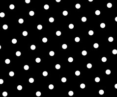 黑色的和白色波尔卡点模式背景向量
