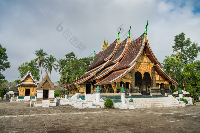 什么川丁字裤佛教寺庙的大多数重要的佛教寺庙銮prabang老挝这小镇是上市联合国教科文组织世界遗产网站