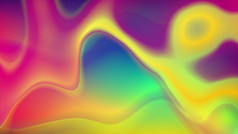 色彩斑斓的流动液体波摘要背景