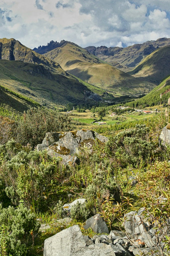 山和山谷景观箱国家公园草<strong>原生态</strong>系统看奖品湿地高地省、省厄瓜多尔美国