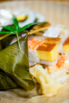 传统的《京都议定书》风格寿司日本餐厅