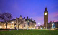 伦敦天际线与大我和房子议会《暮光之城》
