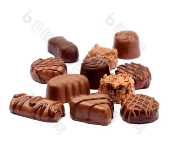 美味的巧克力糖果分类白色巧克力分类白色