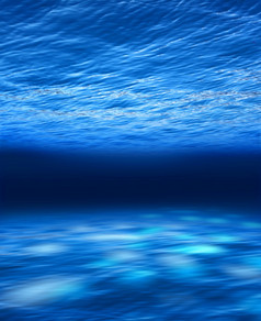 深蓝色的海底见过水下深蓝色的海水下