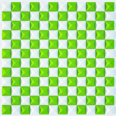 呈现摘要绿色和白色几何背景