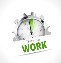 秒表时间工作工作概念