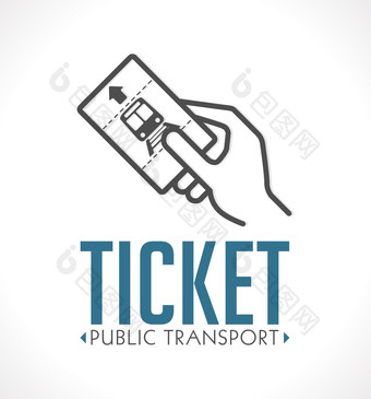 公共运输票标志地铁地铁铁路