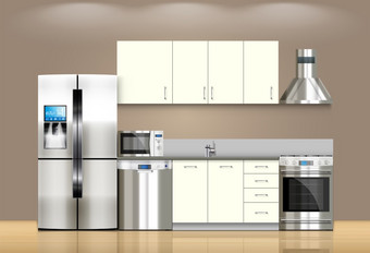 厨房和房子电器微波冰箱气体炉子洗碗机范围炊具罩<strong>凳子</strong>厨房家具
