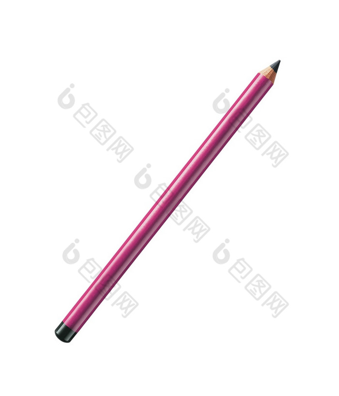 铅笔紫色的孤立的纯白色背景铅笔紫色的孤立的纯