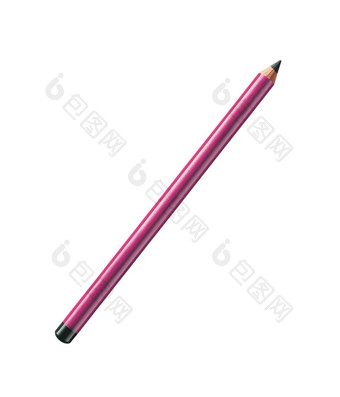 铅笔紫色的孤立的<strong>纯</strong>白色背景铅笔紫色的孤立的<strong>纯</strong>