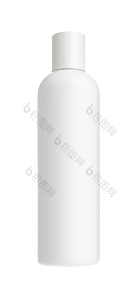 洗发水瓶孤立的白色洗发水瓶孤立的