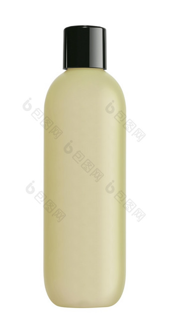 洗发水瓶孤立的白色洗发水瓶