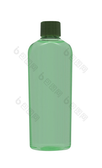 绿色<strong>洗发</strong>水瓶孤立的白色绿色<strong>洗发</strong>水瓶