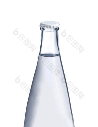 水<strong>玻璃瓶</strong>孤立的<strong>白色</strong>背景水<strong>玻璃瓶</strong>孤立的