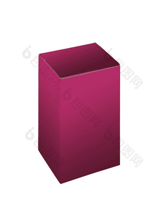 紫罗兰色的化妆品盒子