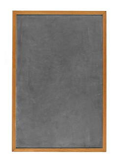 空白黑板木框架孤立的空白黑板木框架