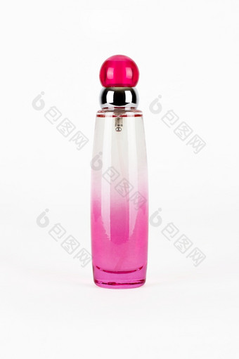 粉红色的<strong>香水</strong>瓶孤立的白色背景粉红色的<strong>香水</strong>瓶孤立的