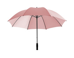 粉红色的伞孤立的白色背景粉红色的伞