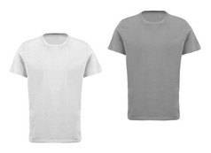 集棉花t恤孤立的在白色背景集棉花t恤孤立的