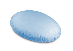 蓝色的枕头孤立的白色背景蓝色的枕头