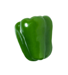 绿色胡椒孤立的白色背景绿色胡椒孤立的