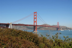 的金门桥从三旧金山加州