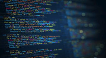 摘要现代科技编程代码屏幕开发人员编程语言电脑脚本和技术背景软件