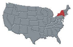 地图的曼联州新纽约突出显示政治地图曼联州与的几个州在哪里新纽约突出显示