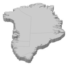 地图格陵兰岛政治地图格陵兰岛与的几个市