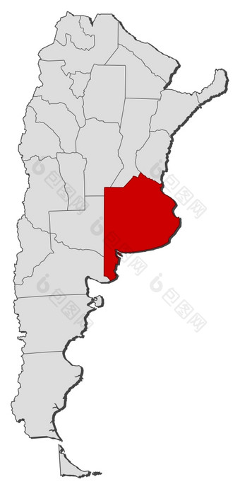 地图阿根廷布宜诺斯艾利斯<strong>停机</strong>坪突出显示政治地图阿根廷与的几个省在哪里布宜诺斯艾利斯<strong>停机</strong>坪突出显示