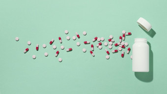 前视图最小的药用药片分类高决议照片前视图最小的药用药片分类高质量照片
