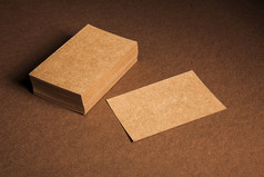 模型空白纸板业务卡片