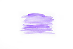 中风紫色的水彩