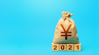 元日元钱袋和块预算规划为下一个一年收入费用投资和融资开始新十年业务计划和<strong>发展前景</strong>趋势和挑战